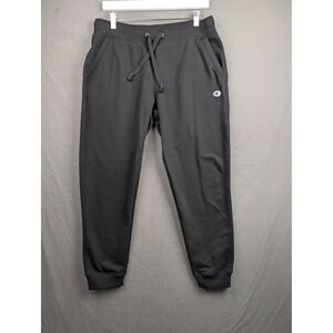 Champion Mens Powerblend Jogger Sweatpants‎ Black Large